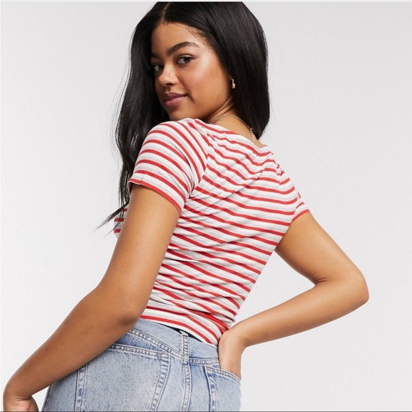 Brave Soul ASOS Striped Top - Picture 3 of 4